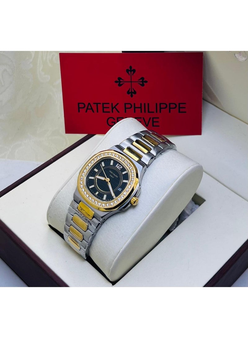 Patek Philippe women's wristwatch with small, elegant dial stones
